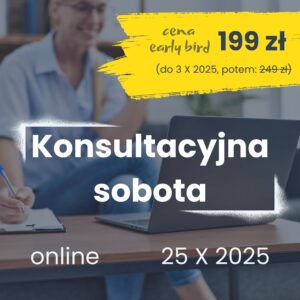Konsultacyjna Sobota - 25 października 2025 r.